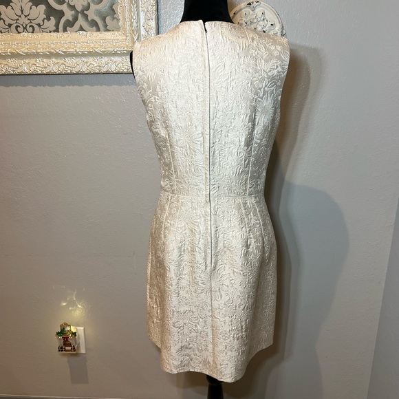 Dolce & Gabbana Cream Textured Mini Dress - Picture 11 of 12